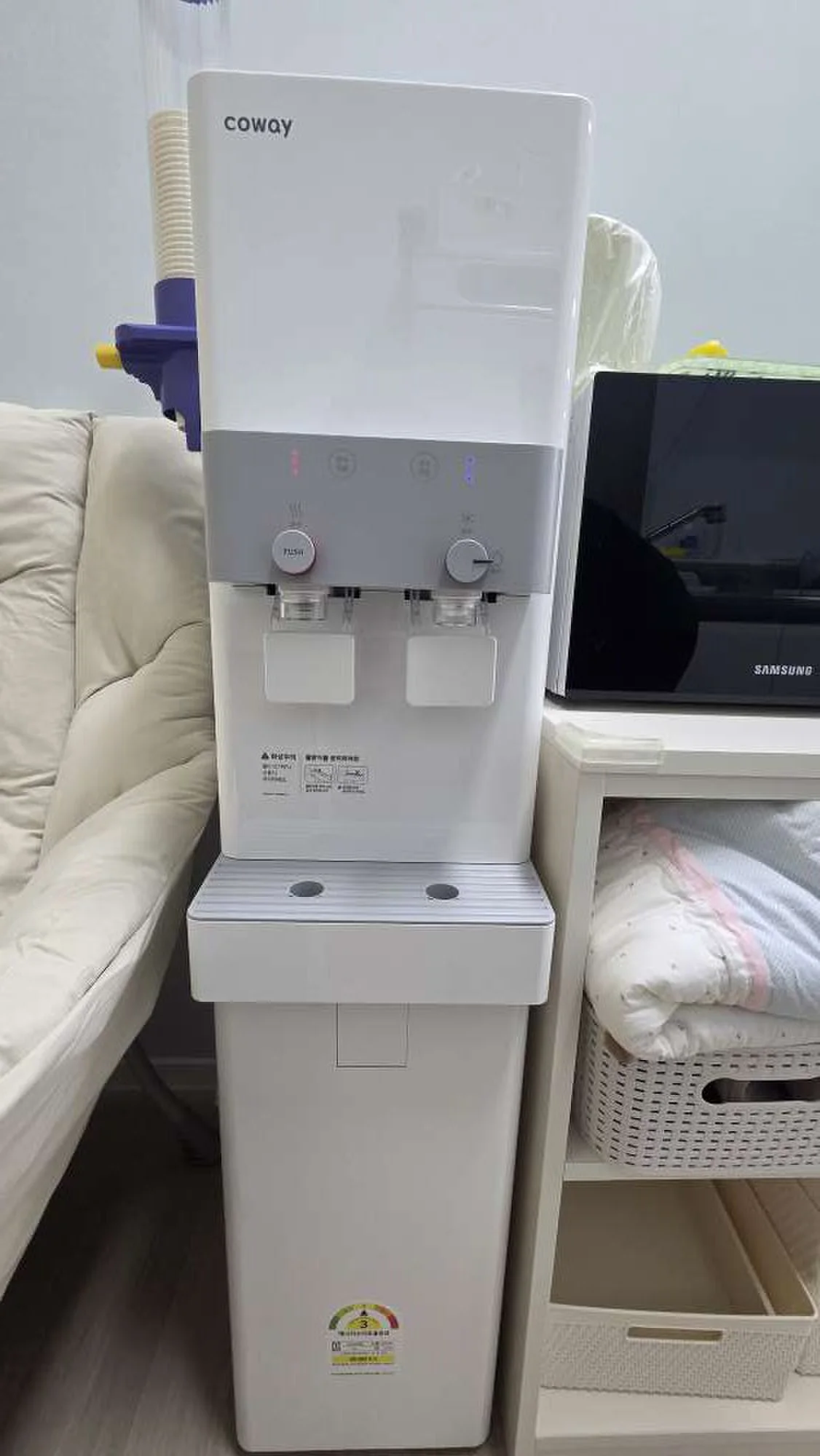 코웨이정수기가격 코웨이 정수기 설치 완료 제품 이미지